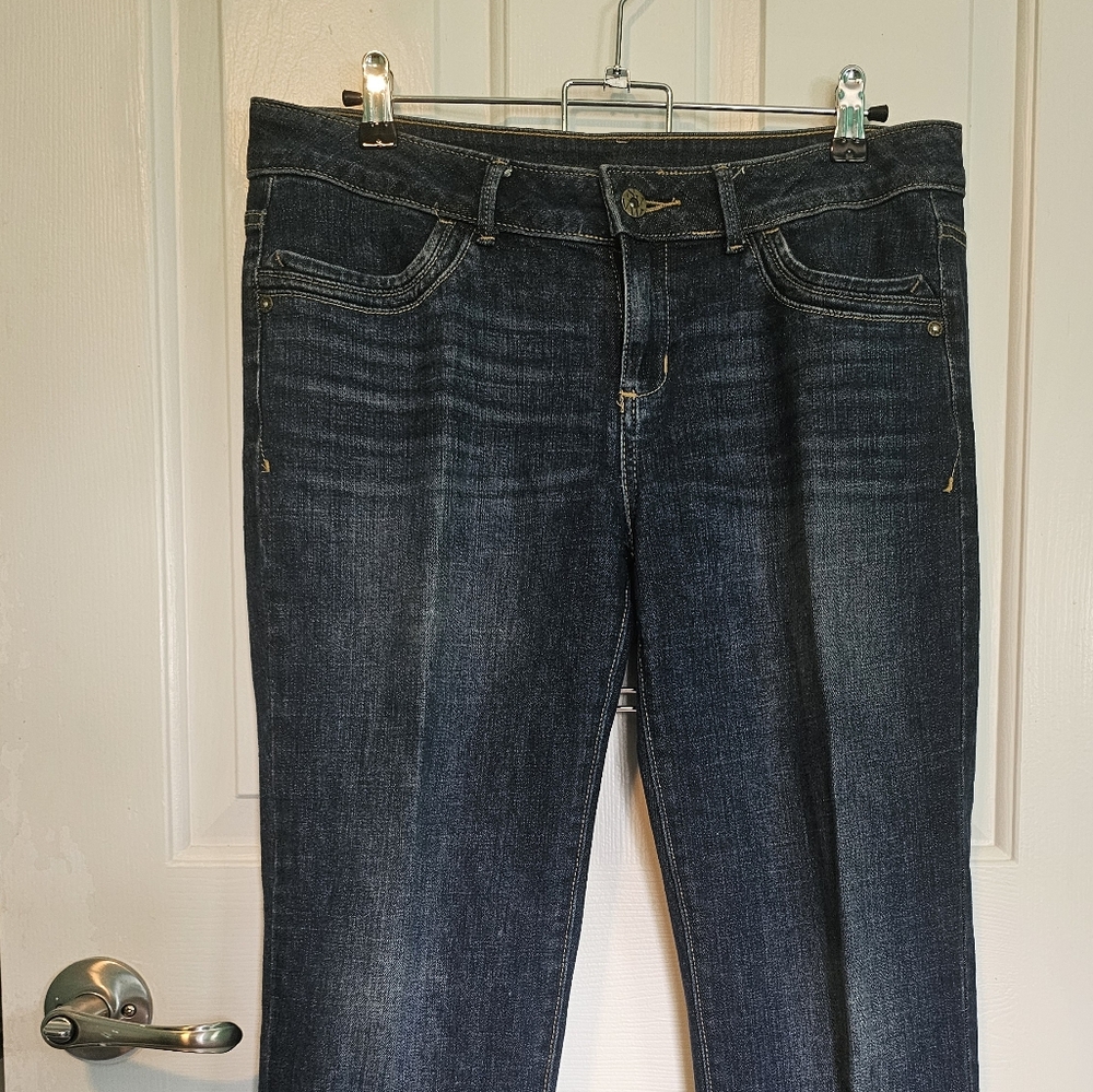 Simply Vera, Vera Wang Dark Blue Denim Jeans Women's Sz 10
